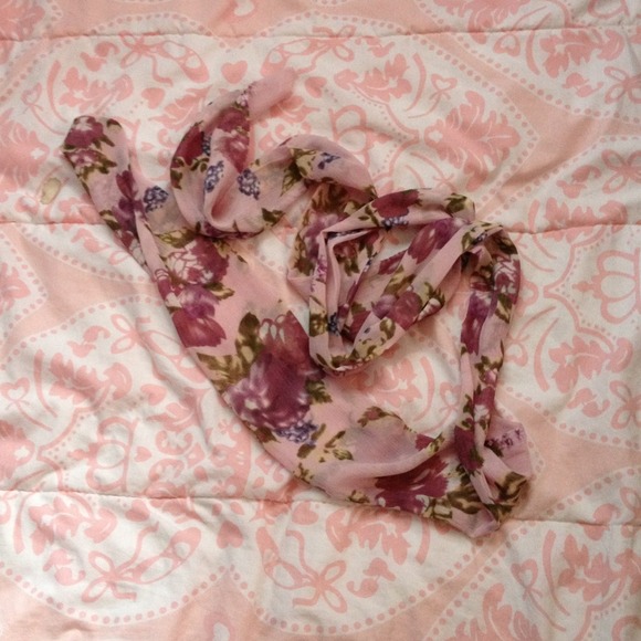 Floral headband, scarf, belt, sash