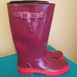 Marc Jacobs rubber boots.
