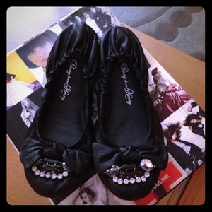 RESERVED Embellished ballet slippers