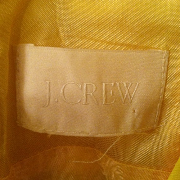 SOLD IN BUNDLE!!! J Crew yellow dress - Picture 4 of 4