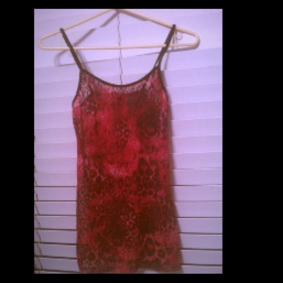 Cheetah design tank top