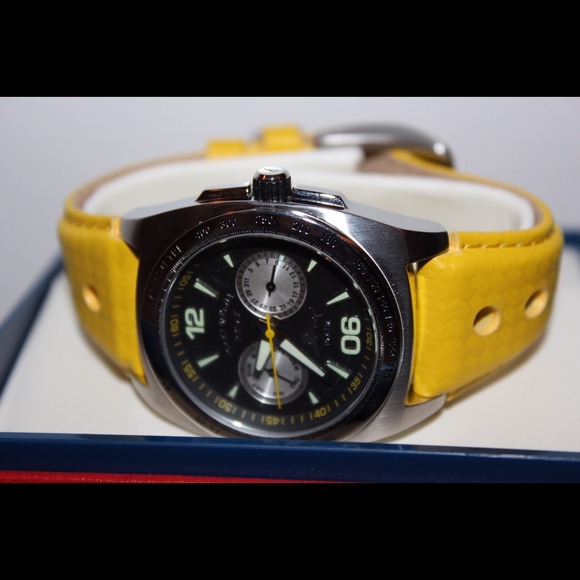 Men's Yellow Tommy Bahama watch