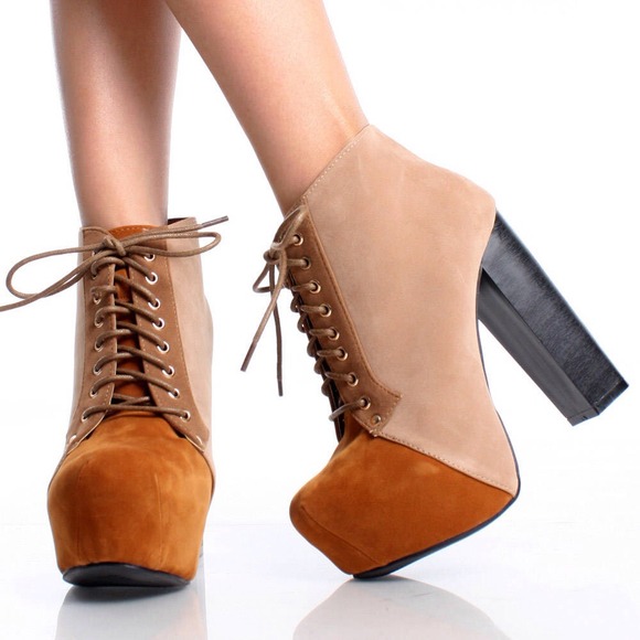 Chunky heel booties - Picture 2 of 3