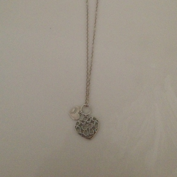 Coach heart necklace