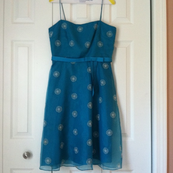 Laundry Teal Party Dress