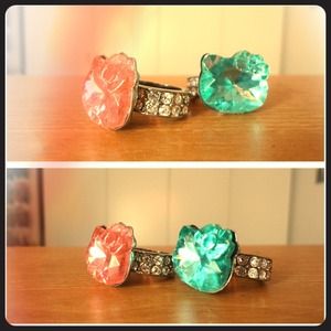 ❌SOLD❌ Hello Kitty rings by Kimora Lee Simmons