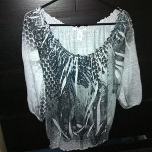 American Rag 3/4 Sleeve Top