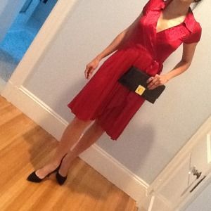 Guess red cocktail dress