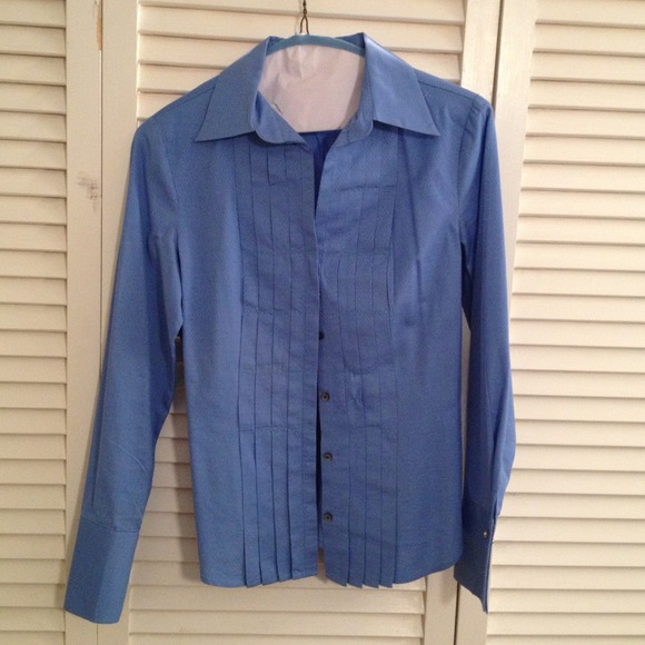 Tuxedo style shirt from Express
