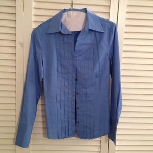 Tuxedo style shirt from Express