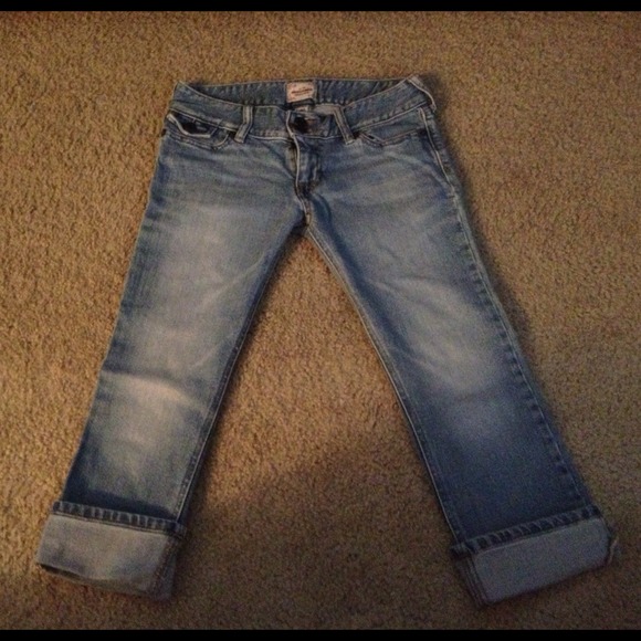 Abercrombie & Fitch Denim - Abercrombie Capri Folded Denim Jeans