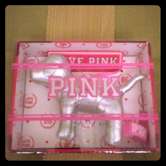 Victoria's Secret PINK ornament & dog lot bundle