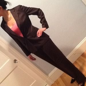 Ann Taylor Loft chocolate suit