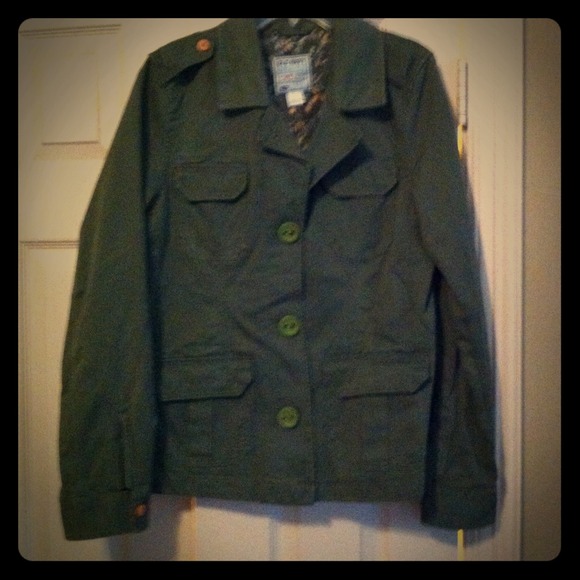Army green jacket