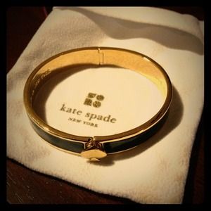 **SOLD**Kate Spade Bangle-blk/gld