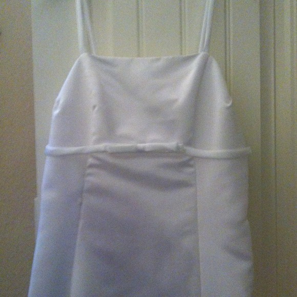 XL wedding dress with sash