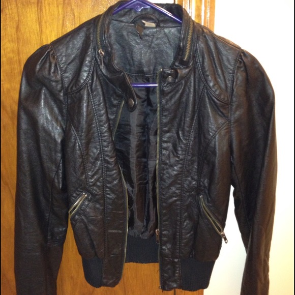 ***Sold****H&M Leather Jacket