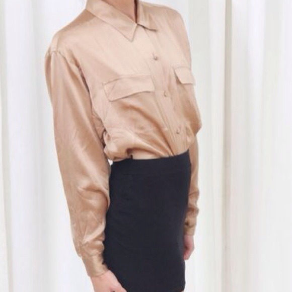 Vintage silk blouse - Picture 2 of 3