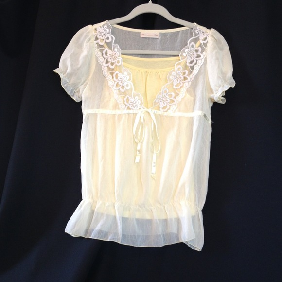 Chiffon top 2 pieces,