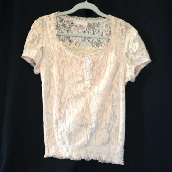 Lace top 2 pieces set