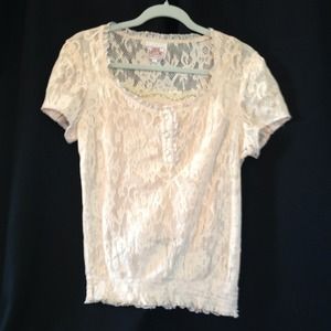 Lace top 2 pieces set