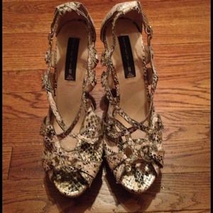 Steven by Steve Madden size 9 python wedge