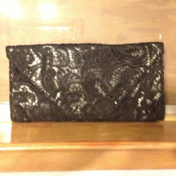 Black Patent Leather Clutch