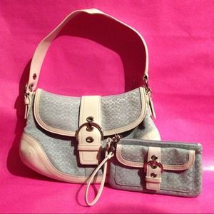 🎉SALE🎉 Coach Soho Flap with matching wristlet