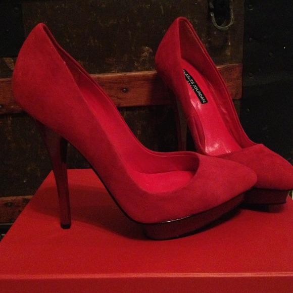 Charles Jourdan Red high heels