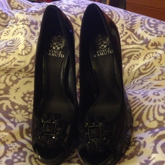 Vince Camuto Peep Toe Heels