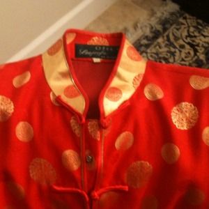 Gorgeous high quality silk jacket