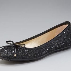 Glitter flat rubber sole