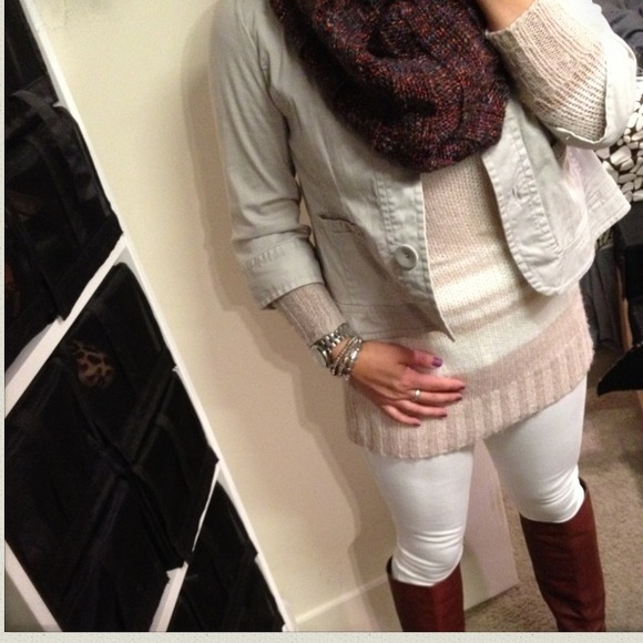 Ambition Jackets & Blazers - Last chance! Light Grey Boxy Ponte jacket, sz PM