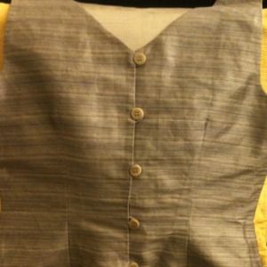 Silk vest , great layering piece