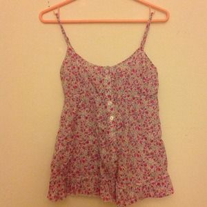 Cotton On Pink floral tank top