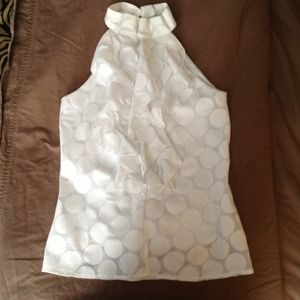 KARLIE halter ruffle blouse