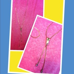 Jewelry - Very unique zipper necklace! The zipper moves