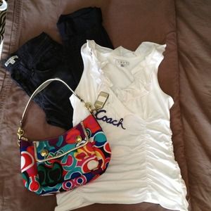 Cabi boyfriend jeans cabi top