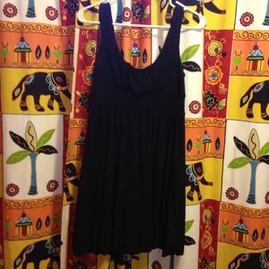 Black baby doll bubble dress