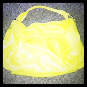 Bright Yellow Over the shoulder purse!