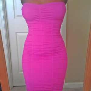 💥Sold💥Bebe tube top dress