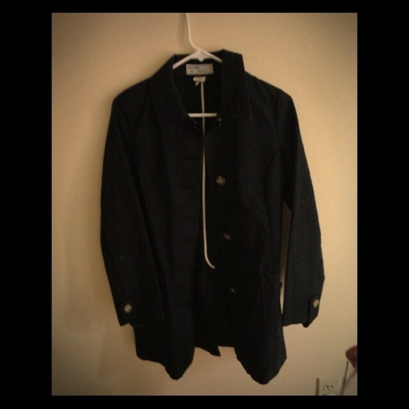 Black trench coat