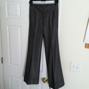 Steel Grey Wide Leg bebe Pants