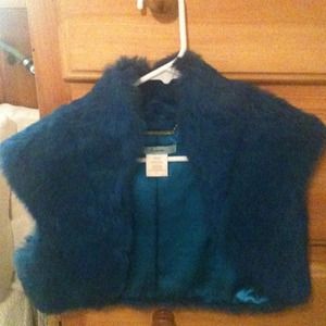 Marciano genuine rabbit vest
