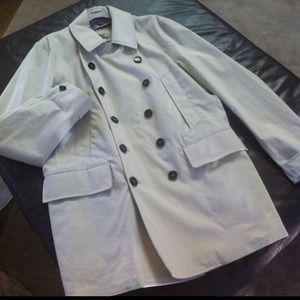 Men's XL Burberry London trench peacoat jacket