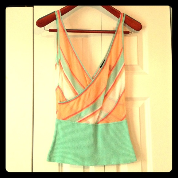 **SOLD** Striped criss cross top