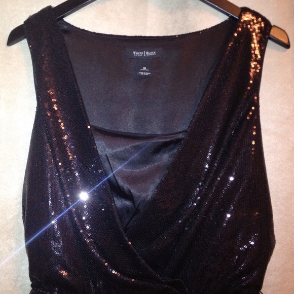 Beautiful sequin dress w/braided rope tassel belt - Picture 2 of 3