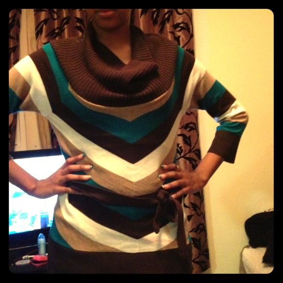 Bcx multi colored sweater