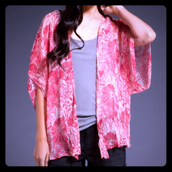 Winter Kate 'Ginger' Cardy in Red Veronica