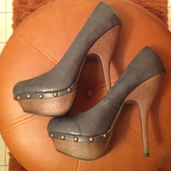 Shoes - SALE...Navy Stilettos by Wild Diva